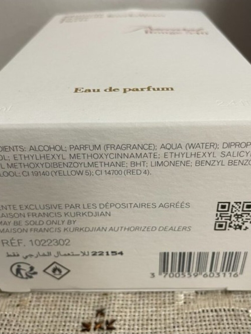 MAISON FRANCIS KURKDJIAN Baccarat Rouge 540 Parfum. - Picture 4 of 7
